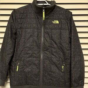 The North Face kids reversible bomber style jacket Size: L